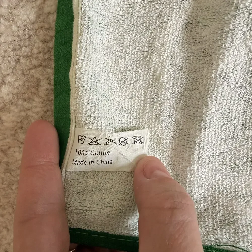 Tooheys Extra Dry Bar Towel 37x10 Green Beer Promo Gym Golf Sweat Towel